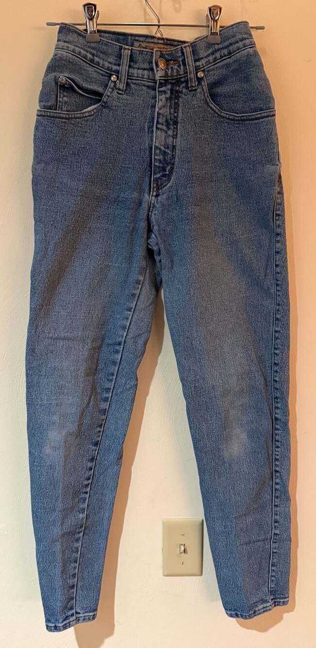 Levi's 573 High-Waist Tapered Jeans Blue Wash